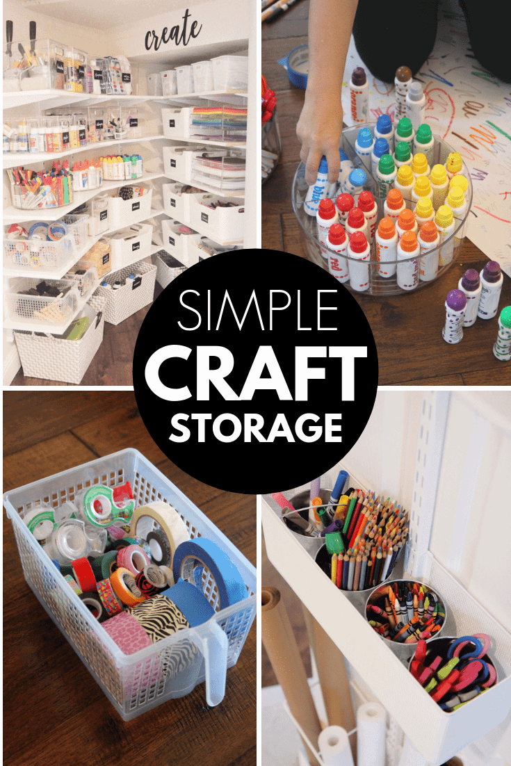 Awesome Kids Craft Storage & Organization Tips - Toddler Approved